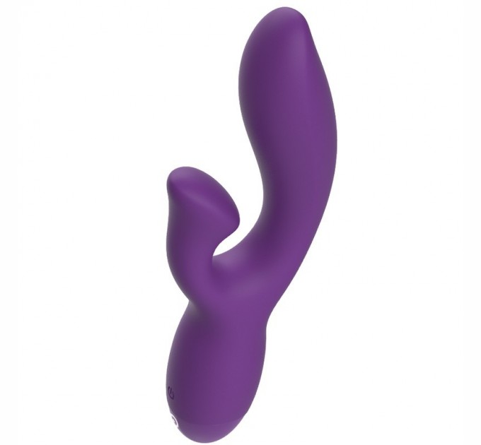 Двойной вибратор фиолетовый Rewolution Rewofun Flexible Rabbit Vibrator