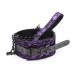 Ошейник с поводком натуральная кожа Purple Bondage Neck Collar Bdsm4u