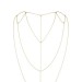 Цепочка для спины Bijoux Indiscrets Magnifique Back and Cleavage Chain - Gold украшение для тела