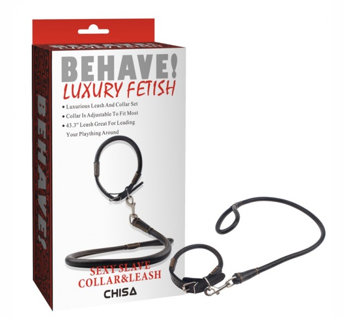 Ошейник с поводком Chisa Sexy Slave Collar and Leash