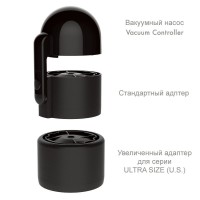 Вакуумная насадка Tenga Vacuum Controller + Мастурбатор US Deep Throat Cup