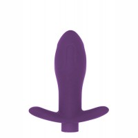 Анальная пробка с вибрацией MAI Attraction Toys №87 Purple перезаряжаемая, длина 11см, диаметр 3,5см