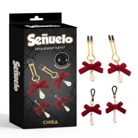 Зажимы для сосков, два комплекта Chisa Nipple Jewelry Play Kit