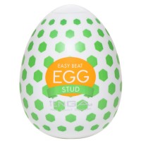 Мастурбатор-яйцо Tenga Egg Stud с шестиугольными выступами