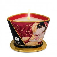 Массажная свеча Shunga Massage Candle - Клубничное шампанское 170 мл