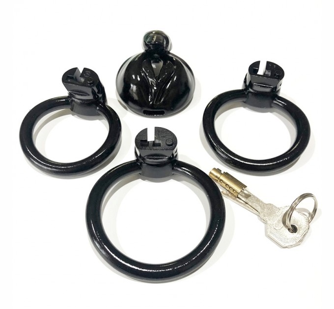 Пояс верности для мужчин Excited Finger Caress Chastity Device Black Bdsm4u