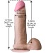 Фаллоимитатор Doc Johnson The Realistic Cock 8 inch White - ULTRASKYN, Vack-U-Lock, диаметр 5,1см