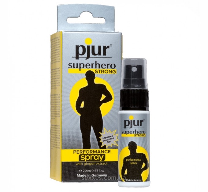 Пролонгирующий спрей для мужчин Pjur Superhero Strong Spray 20 ml (PJ12920)