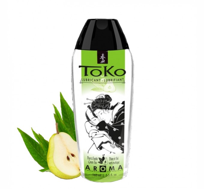 Лубрикант на водной основе Shunga Toko AROMA - Pear & Exotic Green Tea 165 мл (SO2536)