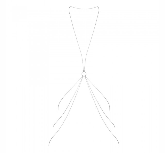 Цепочка для тела Bijoux Indiscrets Magnifique 8 Body Chain — Silver