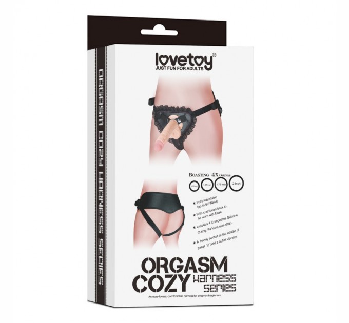 Пояс харнесс для крепления страпона Lovetoy Orgasm Cozy Harness