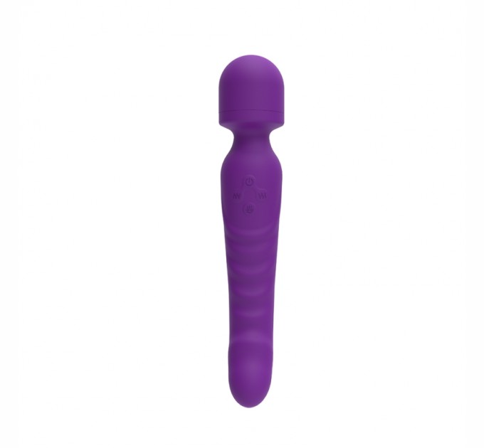 Клиторально-вагинальный двойной вибромассажер Pleasure Spreader Wand Pulple Chisa