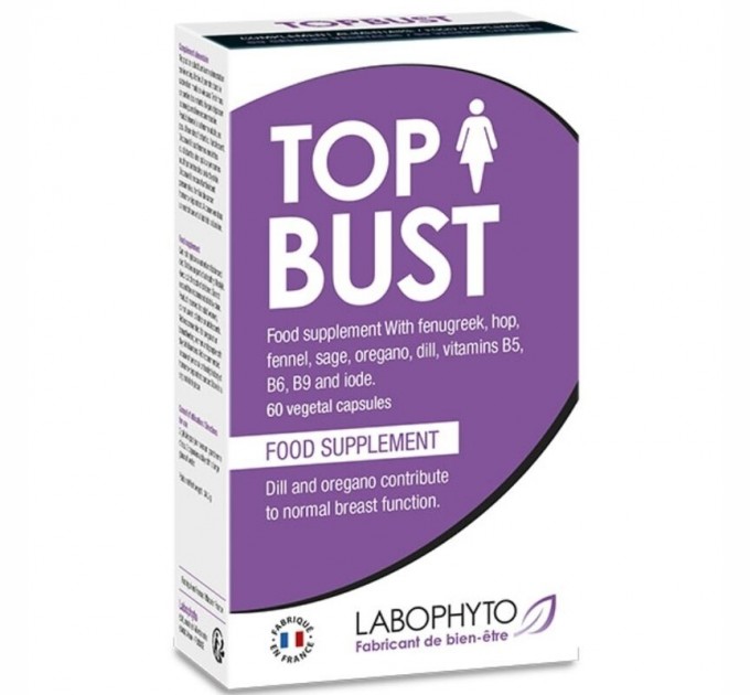 Упругая грудь TopBust Improve Bust Firmness Capsules 60мл Labophyto