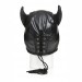 Маска Master Series Dungeon Demon Bondage Mask with Horns Black