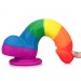 Фаллоимитатор на присоске радужный Lovetoy LGBT Prider Dildo 8.0