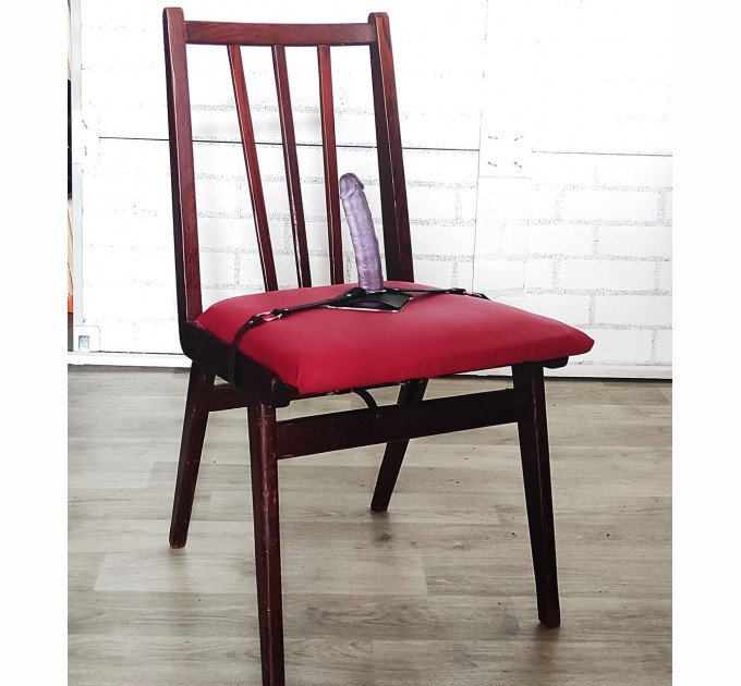 Кожаный бандаж Sex chair Scappa Черный МВ-2