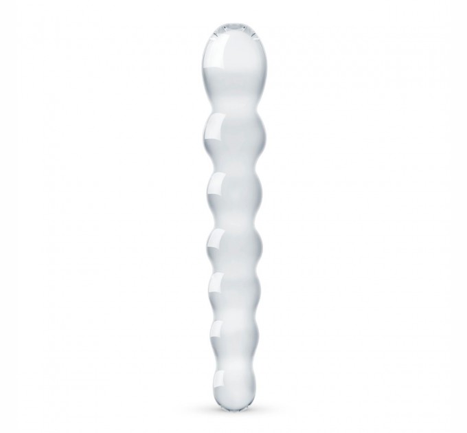 Стеклянный дилдо в виде бусин Gildo Glass Dildo No. 19