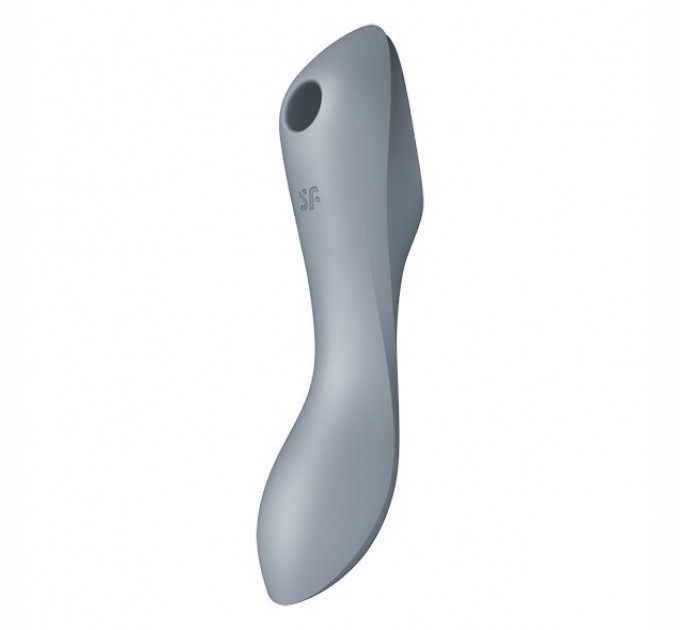 Вакуумный стимулятор с вибрацией Satisfyer Curvy Trinity 3 BlueGrey