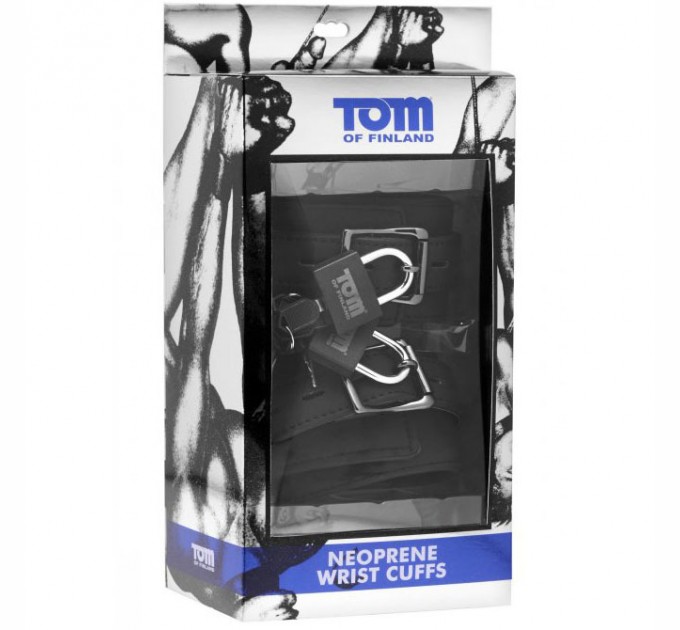 Наручники Tom of Finland Neoprene Wrist Cuffs Черный