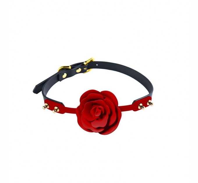 Роскошный кляп в виде розы Zalo - Rose Ball Gag, двойное использование