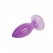 Фиолетовая анальная пробка Chisa на присоске Butt Plug 6.5