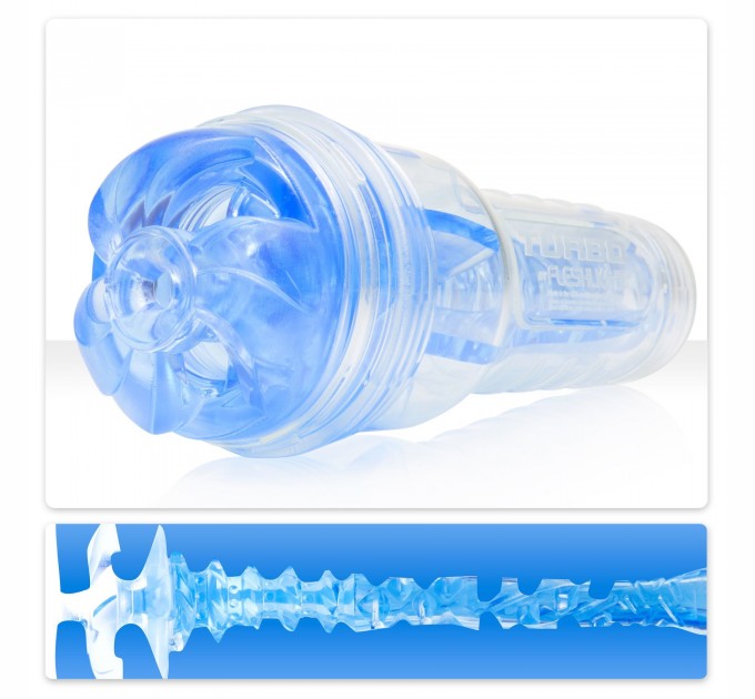 Мастурбатор Fleshlight Turbo Thrust Blue Ice (имитатор минета)