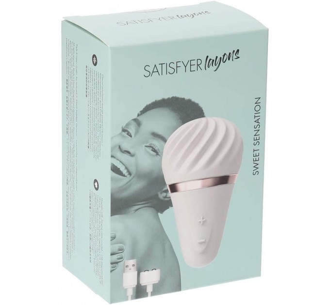 Мороженка спиннатор для клитора Satisfyer Lay-On - Sweet Temptation White/Gold (SO3553)