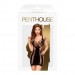 Мини-платье с сюрреалистическим узором Penthouse - Juicy Poison Black XL (SO5273)