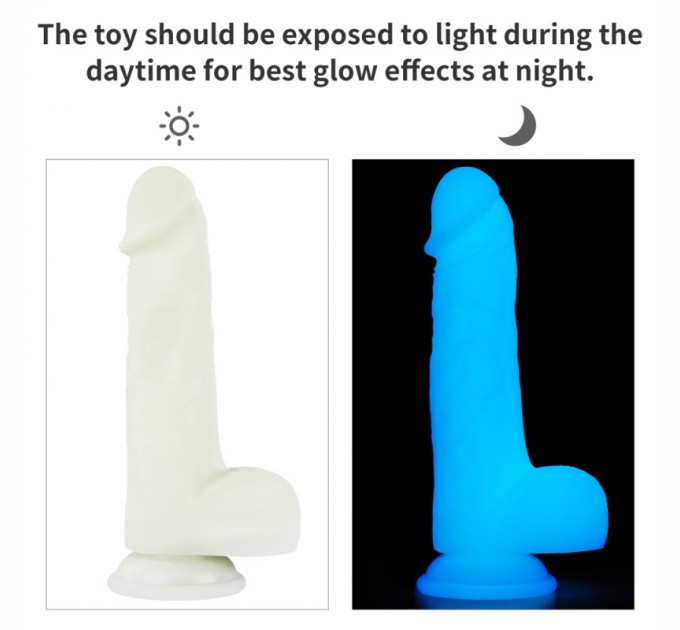 Фаллоимитатор светящийся Lumino Play Silicone Dildo 8.0 Lovetoy