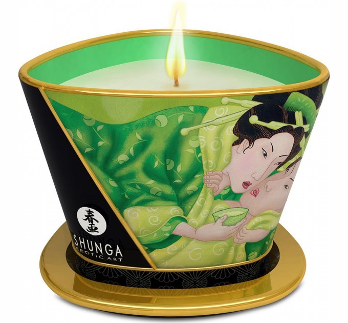 Массажная свеча Shunga MASSAGE CANDLE - Exotic Green Tea (170 мл)