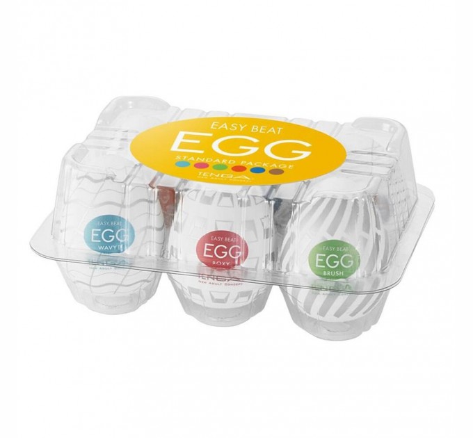 Набор яиц-мастурбаторов Tenga Egg New Standard Pack 6 яиц