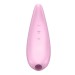 Мощный вакуумный клиторальный стимулятор Satisfyer Curvy 3+ с управлением через интернет