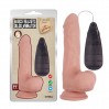 Вибратор с присоской и пультом Basics Realistic Dildo Vibrator Flesh Chisa