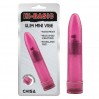 Пластиковый вибратор Chisa Розовый Slim Mini Vibe