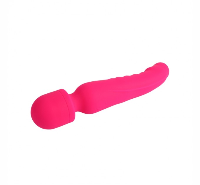 Клиторально-вагинальный двойной вибромассажер Pleasure Spreader Wand Pink Chisa