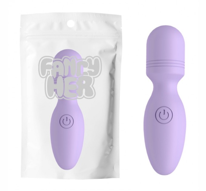 Компактный вибростимулятор для женщин Super Mini Wand Purple Cnt