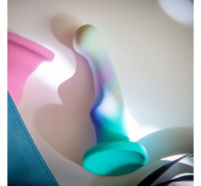 Фаллоимитатор разноцветный Avant Opal Dreams Aqua Blush