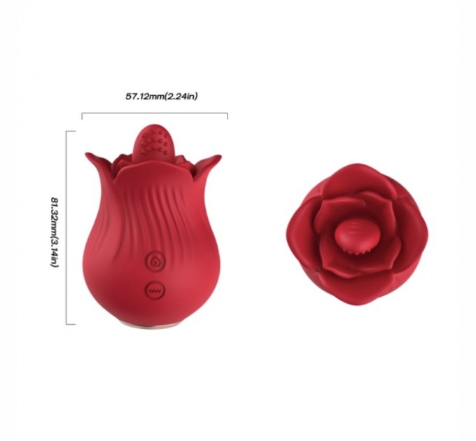 Вибростимулятор для женщин Rose Romance Blow Nub Red Cnt