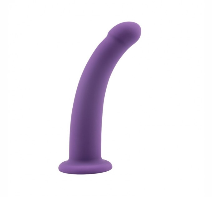 Фиолетовый фаллоимитатор для страпона Chisa Bend Over Large