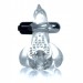 Эрекционное вибро кольцо BOYS of TOYS Dolphin Vibro CockRing 9 см Clear BS6700050