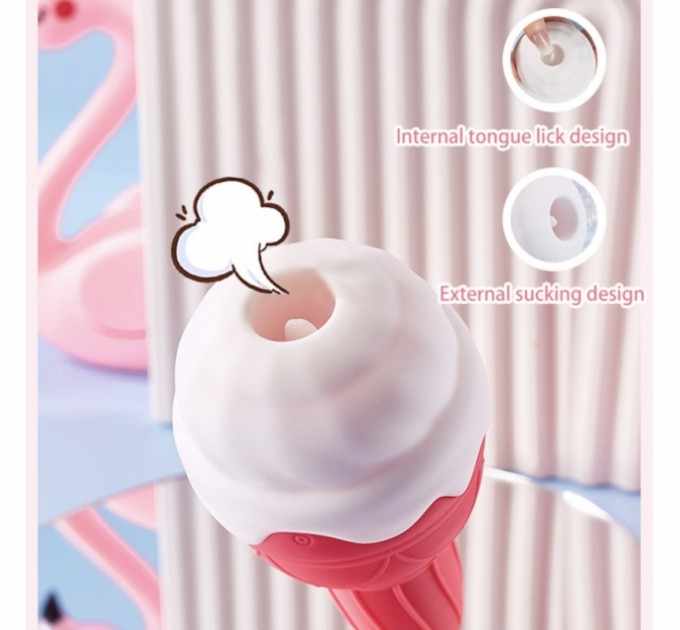 Вибростимулятор для женщин Ice Cream Wand Rose Cnt