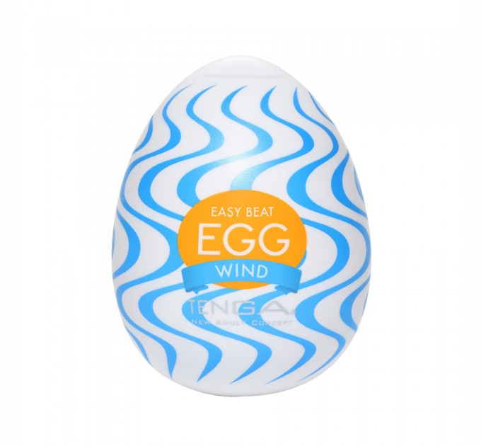 Мастурбатор-яйцо Tenga Egg Wind с зигзагообразным рельефом