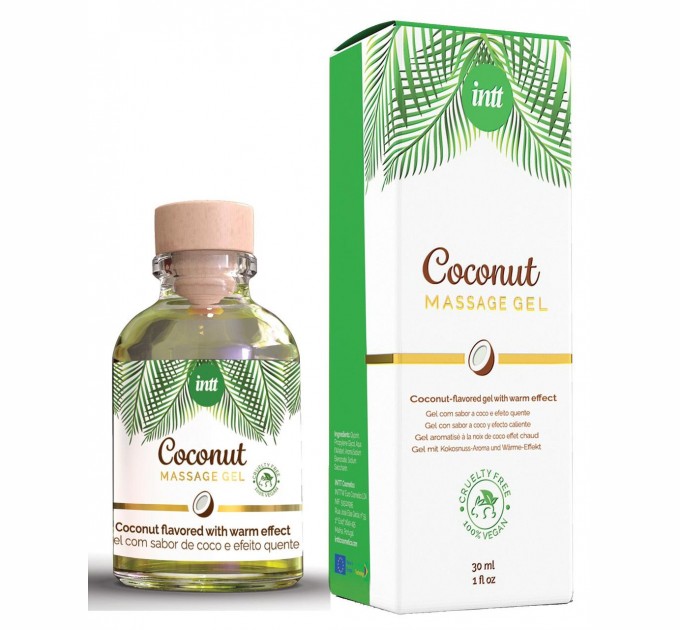 Массажный гель для интимных зон Intt Coconut Vegan 30 мл