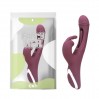 Фантастический вибратор для женщин Greedy Triple Stimulating Massager Burgundy Cnt