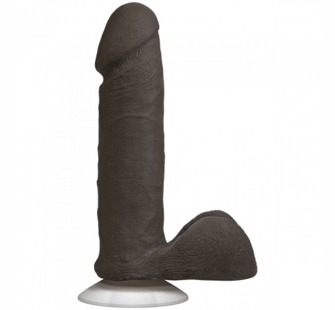 Фаллоимитатор Doc Johnson The Realistic Cock 6 inch Black - ULTRASKYN, Vac-U-Lock, диаметр 4,3см