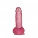 Силиконовый фаллоимитатор Lovetoy розовый Jelly Studs Crystal Dildo Small