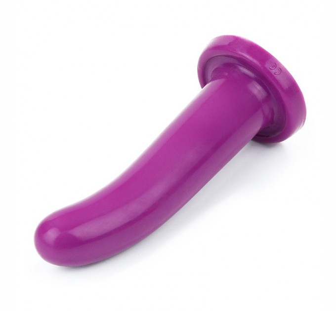 Фаллоимитатор фиолетовый для страпона Lovetoy Silicone Holy Dong Medium 5.5