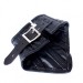 Благородный кожаный черный бондаж на шею Bdsm4u Noble Collar