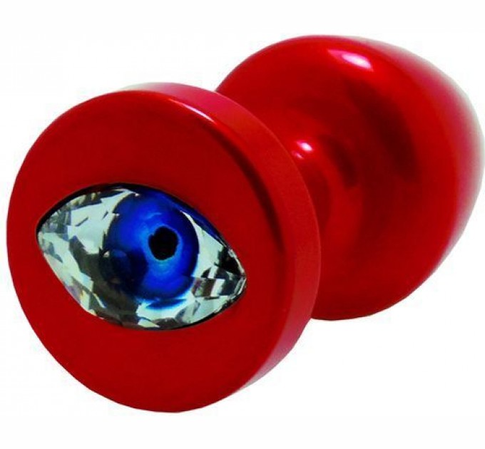 Анальная пробка со стразом Diogol Anni R Eye Red Кристалл 30мм