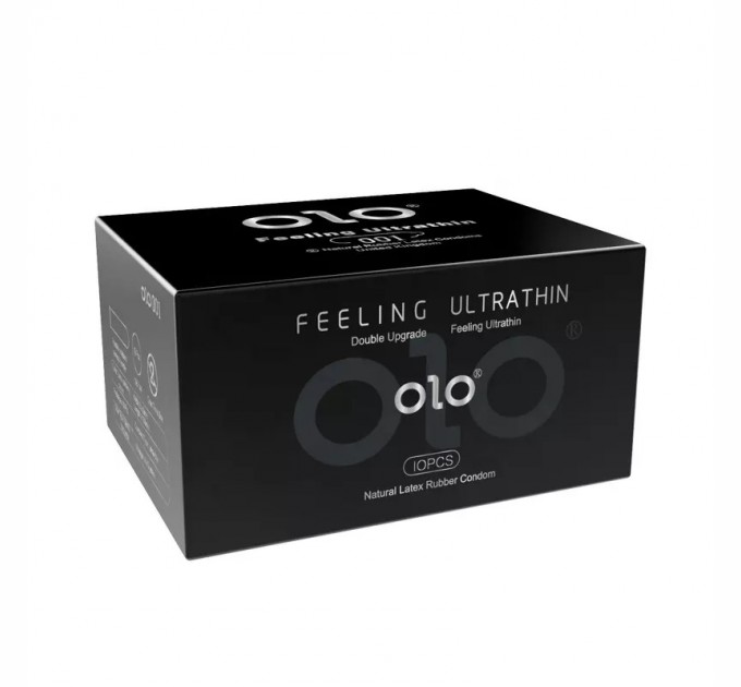 Ультратонкие презервативы OLO упаковка 10 шт